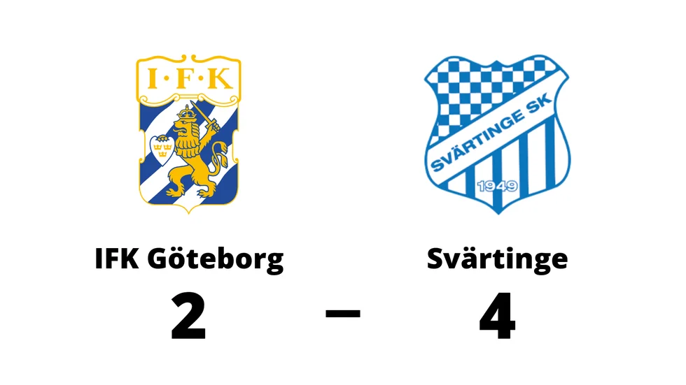 IFK Göteborg Futsal förlorade mot Svärtinge SK
