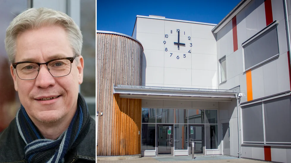 Robert Skoglund (S) är orolig över situationen på Slottsskolan. Han anser att den styrande minoriteten måste agera omgående.