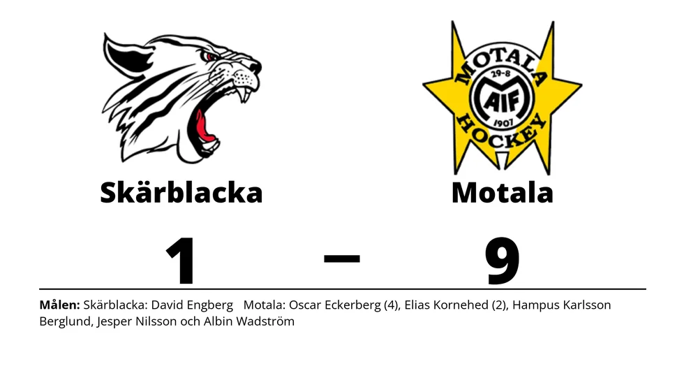 Skärblacka IF förlorade mot Motala AIF HK