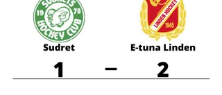 Förlust för Sudret mot E-tuna Linden med 1-2