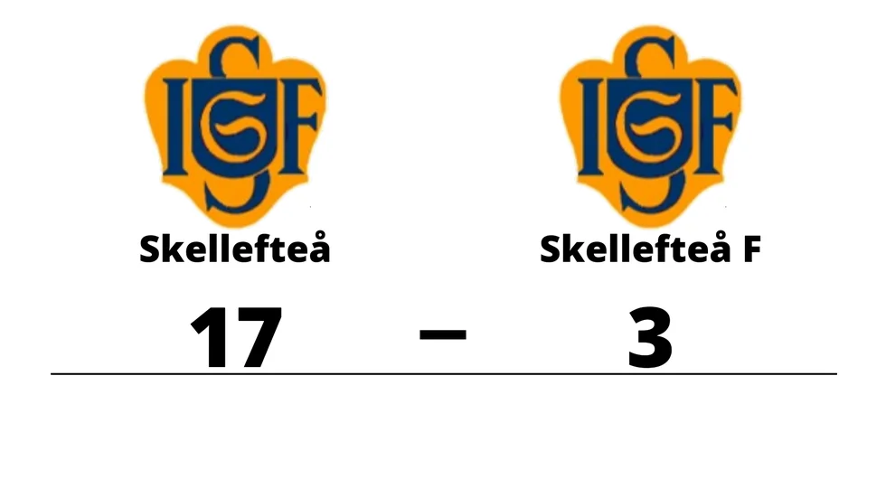 Skellefteå IF vann mot Skellefteå IF F