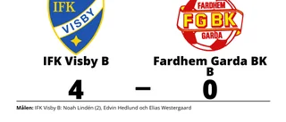 Tungt för Fardhem Garda BK B - IFK Visby B bröt fina vinstsviten