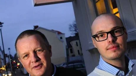 Västervik har en fantastisk potential, anser Per Jiborn och Jonas Settlin på Västervik framåt.Foto: Anders Steiner