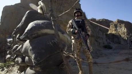 Soldat vid gränsen mellan Mexico och USA.Foto: Scanpix