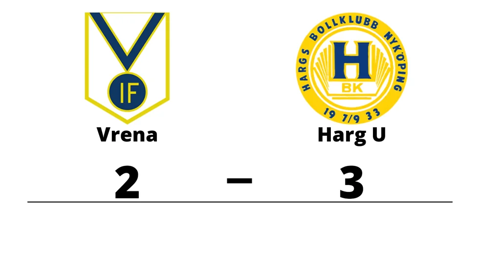 Vrena IF förlorade mot Hargs BK U