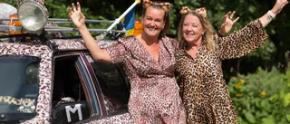 Leopard på vägen – Maria och Pernilla har ovanliga Volvon