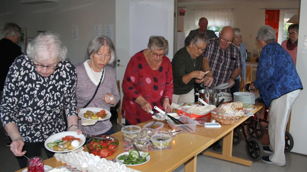 Reumatikerföreningen samlades för lunch.