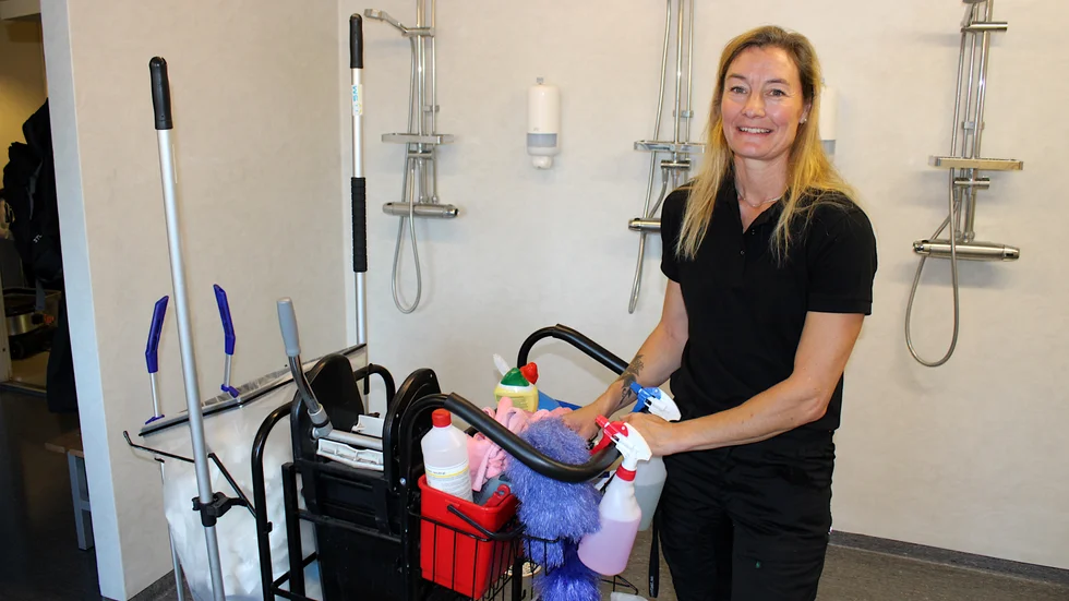 Gabriella Gunnarsson har startat företaget Vena städservice. "Mitt mål är att jag ska kunna ha det här som mitt yrke och livnära mig enbart på det."