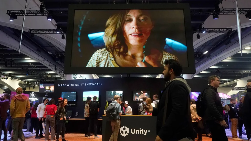 Unitys mässbås vid spelutvecklarmässan GDC i San Francisco i våras.
