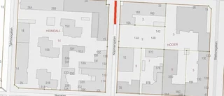 Gata i centrala Skellefteå stängs av