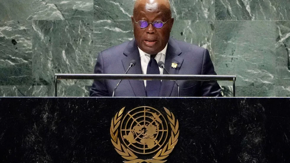 Ghanas president Nana Akufo-Addo.