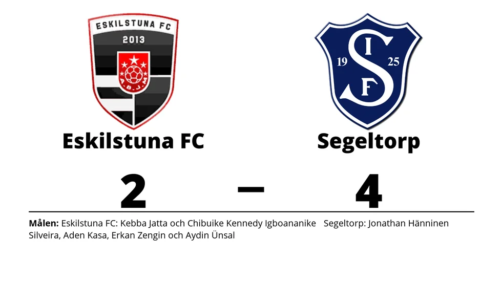 Eskilstuna FC förlorade mot Segeltorps IF