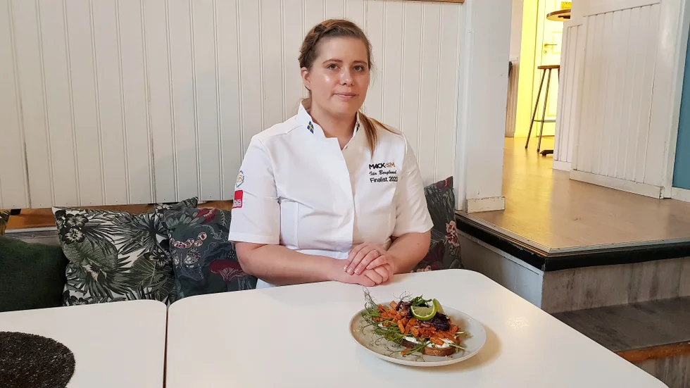 Ida Berglund hamnade delad fyra i Mack-SM med sin skapelse “Veggiemagisk”. (Arkivbild)