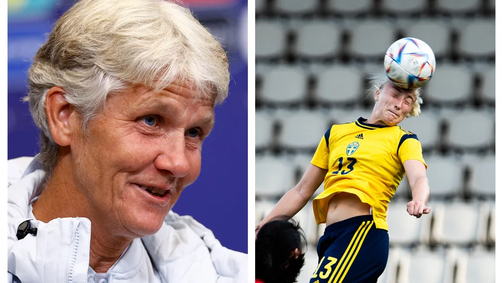 Pia Sundhage såg en blivande nickspecialist i Wilma Leidhammar. Hon hade rätt. 