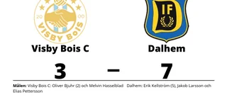 Fem mål av Erik Kellström när Dalhem vann