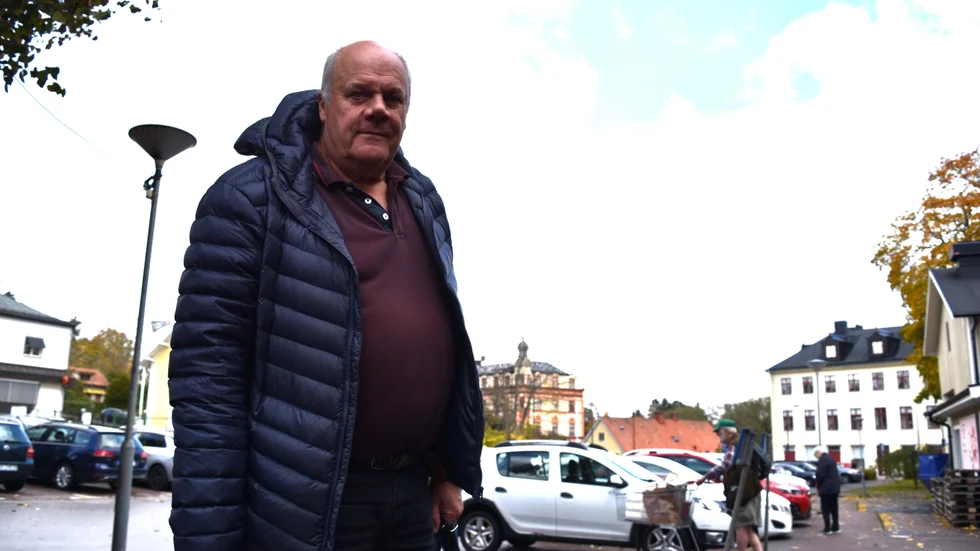 Lars-Göran Bexell ser inga större problem med parkeringsplatserna. 
