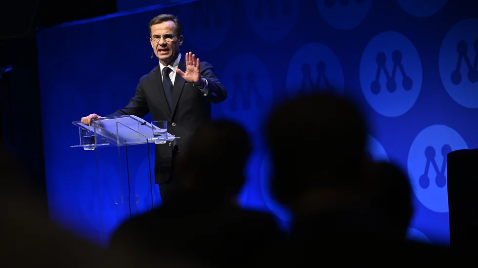 Moderaternas partiledare Ulf Kristersson.