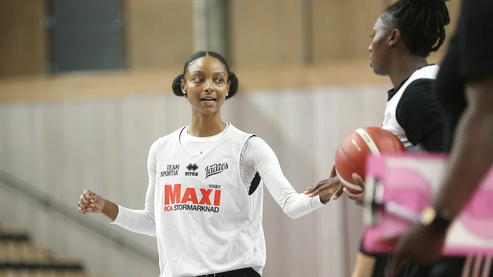 Raziyah Farrington har sett pigg ut på slutet.