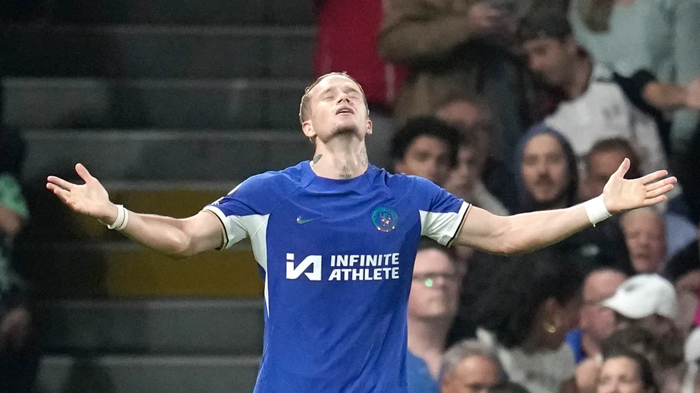 Mudryk fick, till slut, jubla för Chelsea.