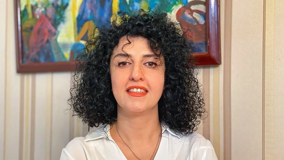 Årets mottagare av Nobels fredspris Narges Mohammadi.