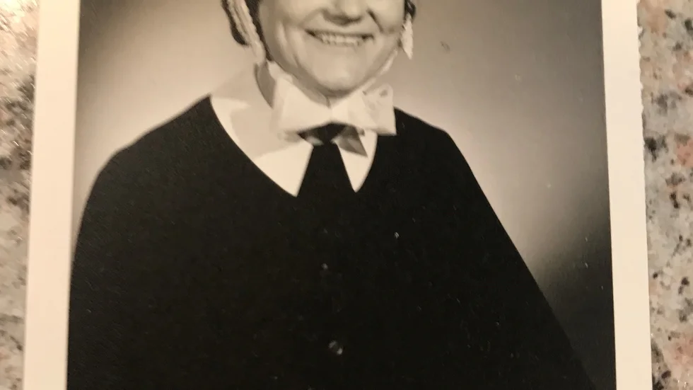 Foto på diakonissa Karin Nordström