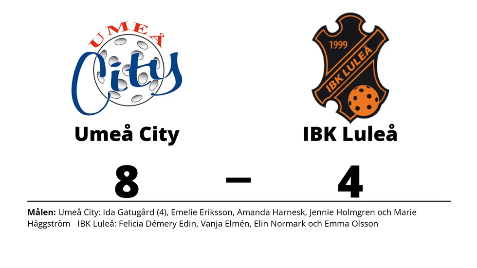 Umeå City IBK vann mot IBK Luleå