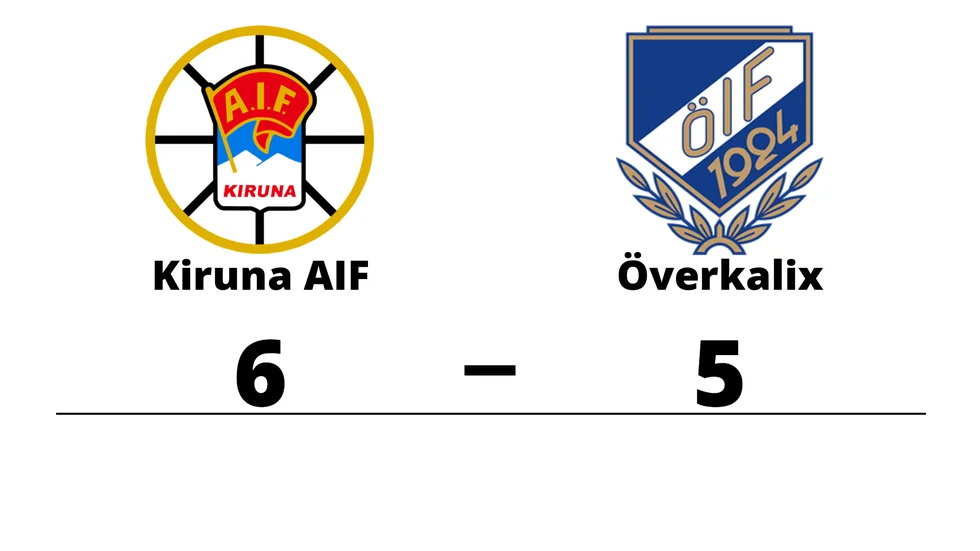 Kiruna AIF vann mot Överkalix IF
