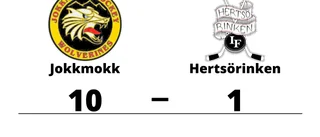 Målfest när Jokkmokk krossade Hertsörinken