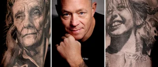 Niklas, 48, tatuerade Astrid Lindgren – på hela benet