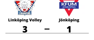 Seger med 3-1 för Linköping Volley mot Jönköping