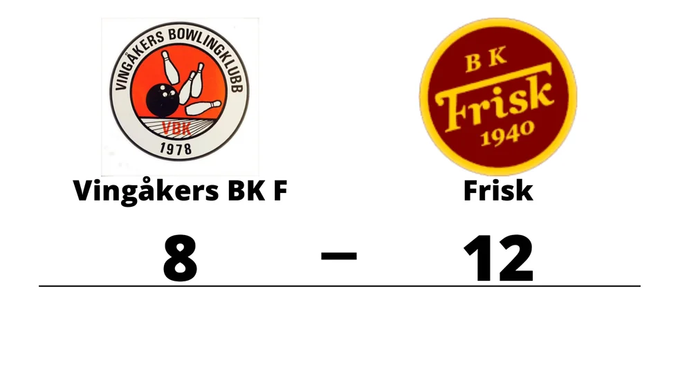 Vingåkers BK F förlorade mot BK Frisk