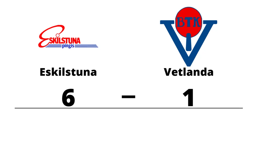 Eskilstuna BTK vann mot Vetlanda BTK