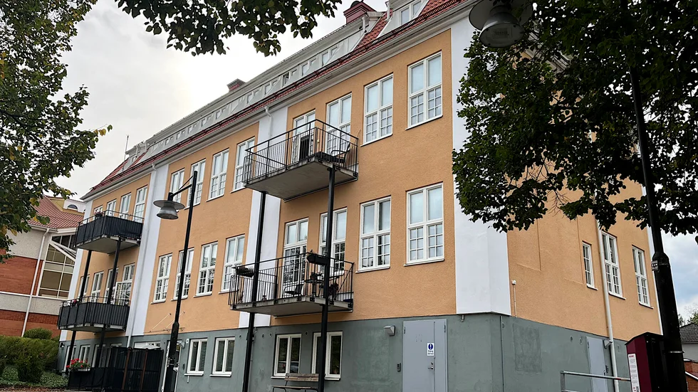 13 av de 27 seniorlägenheterna som är till salu finns i Mimerhuset vid Stora Torget i Hultsfred.