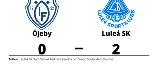 Luleå SK tog kommandot från start mot Öjeby