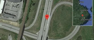 Brinnande fordon stoppar trafiken på E4