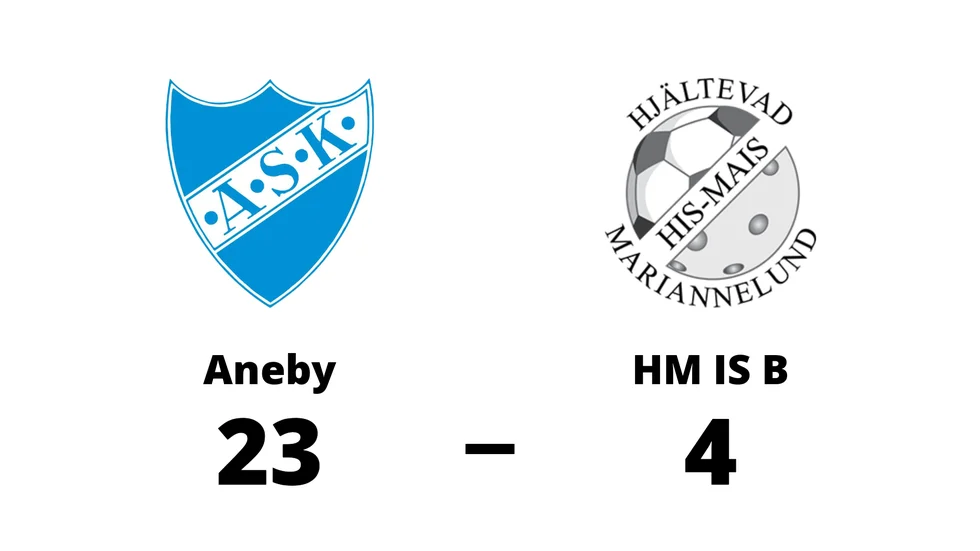 Aneby SK vann mot Hjältevad Mariannelund IS B