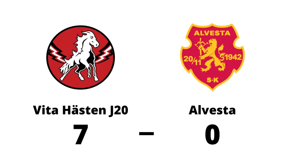 HC Vita Hästen vann mot Alvesta SK