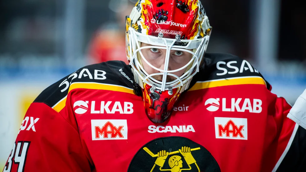 Det ver en harmonisk Joel Lassinantti som mötte upp media efter segermatchen mot Oskarshamn.
