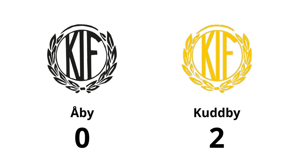 Åby förlorade mot Kuddby IF