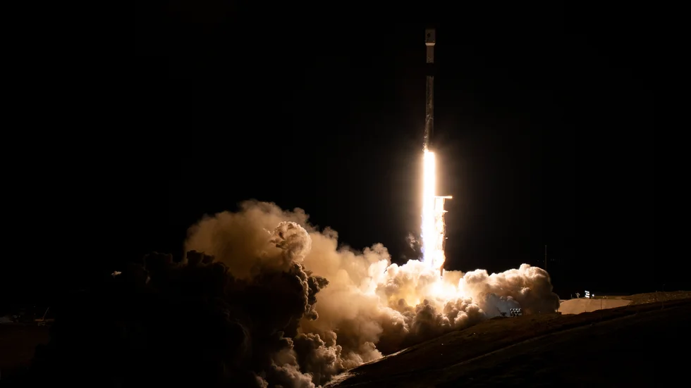 Vandenberg Space Force Base i Kalifornien då SpaceX sköt upp en raket för några år sedan. Den här gången var det raketen EarthCARE som kunde ses av Norrköpingsbor när den passerade förbi högt uppe i den tunna atmosfären natten till onsdagen.
