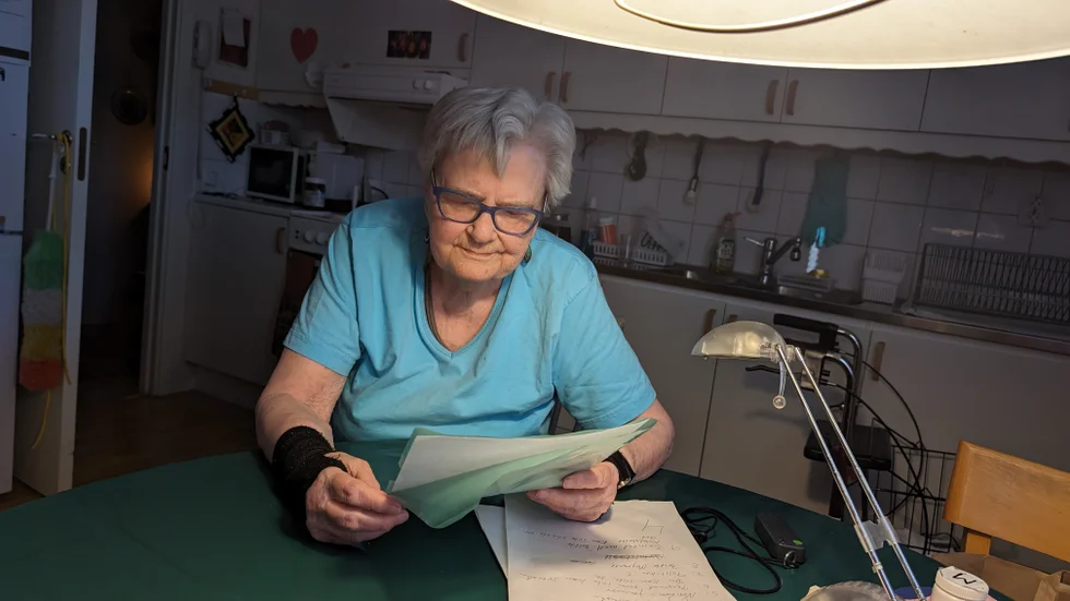 Margit Reuterswärd är orolig över att få ny hemtjänstpersonal.