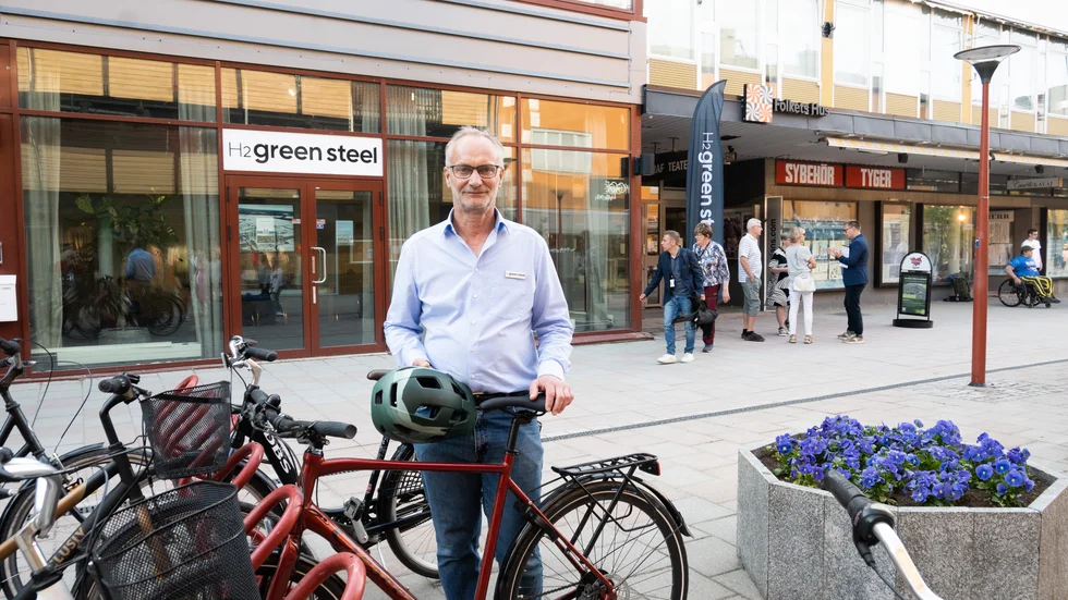 Markus Mannström, vd för H2 Green Steel i Boden.