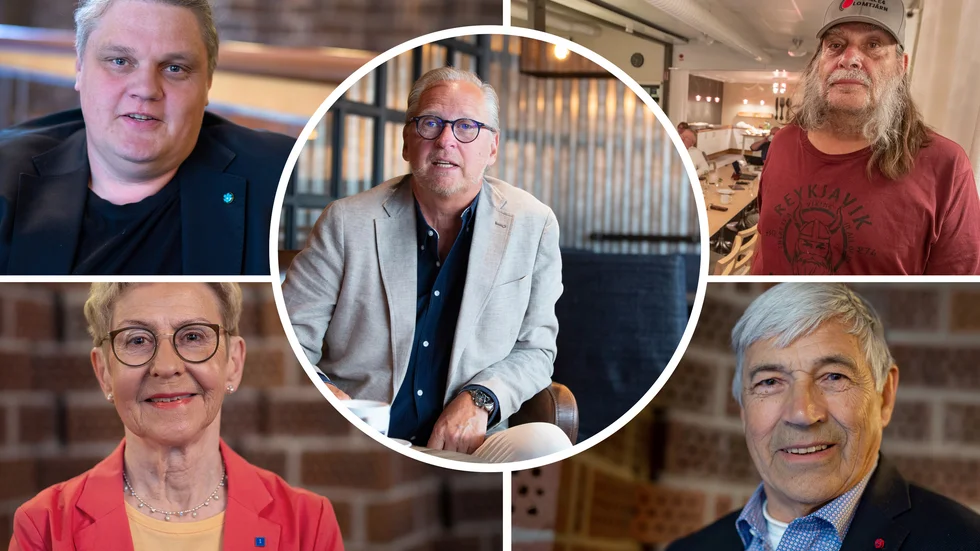 Magnus Häggblad, Sverigedemokraterna, Helén Lindbäck, Kristdemokraterna, Anders Nordin, Skol- och landsbygdspartiet, Johnny Åström, Sjukvårdspartiet och Håkan Johansson, Moderaterna, kritiserar i en gemensam insändare kommunalråden i Piteå. (Arkivbild)