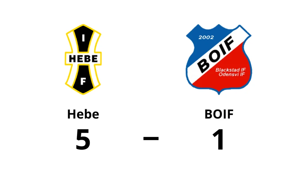 IF Hebe vann mot B.O.IF