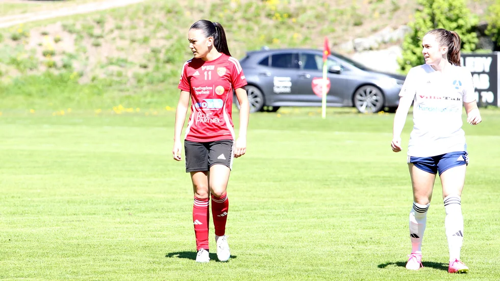 Alina Gustafsson var en av de utstickande spelarna när Tjust kammade noll mot Värnamo under lördagen.