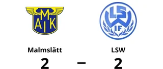 Halvtidsledning blev bara en poäng för LSW