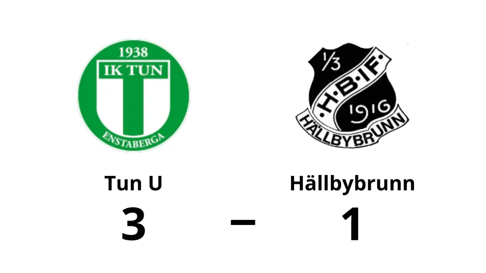 IK Tun U vann mot Hällbybrunns IF