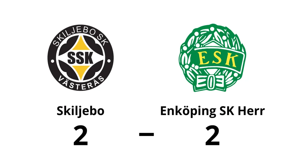 Skiljebo spelade lika mot Enköpings SK FK
