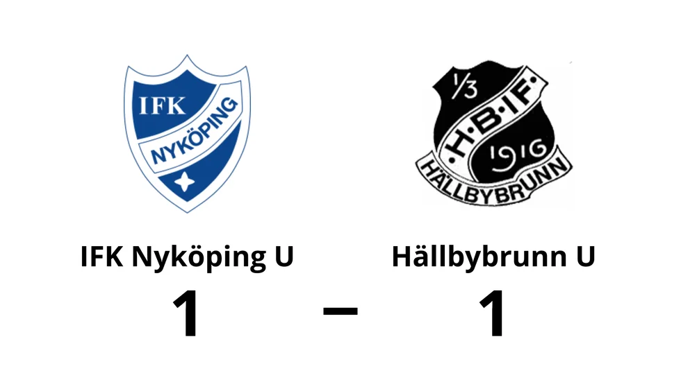 IFK Nyköping U spelade lika mot Hällbybrunns IF U