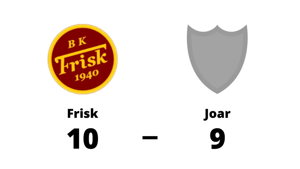 BK Frisk vann mot BK Joar